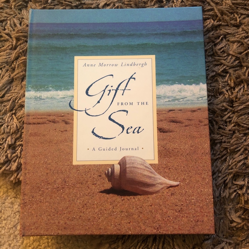 Gift From The Sea Guided Journal - Ocean Cover, Blue & Sand